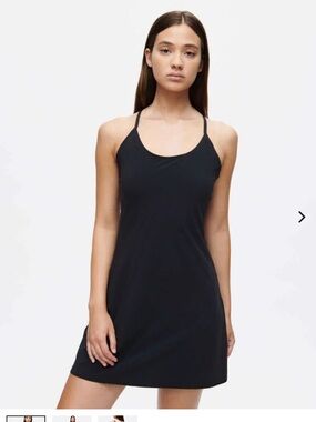 Viral Athleisure Outdoor Voices Exercise Dress in Maroon with built in shorts!